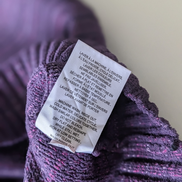 DC Jeans purple v neck sweater Size 1X Penningtons - Picture 8 of 9